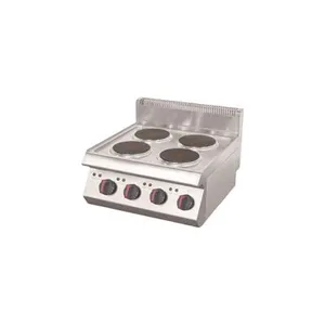 Countertop Electric 4 Round Hot Plates 220V With 8kW Fan Power for Industrial Use thumbnail-1