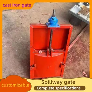 Integrated Machine Cast Iron Gate Stable Flow Control Sluice Gate for Rural Farm Irrigation Canal System thumbnail-1