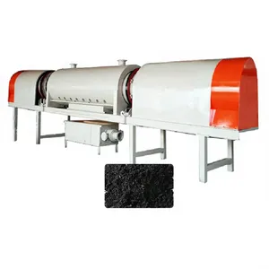 Rotary Sawdust Charcoal Furnace Continuous Rice Husk Carbonizing Stove EPC thumbnail-1