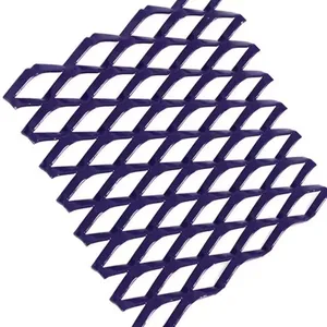 304 Stainless Steel Expanded Metal Mesh, 3mm Thickness, 10x20mm Diamond Opening, 4x8ft Sheet, Mill Finish thumbnail-2