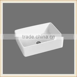 Bathroom Sanitary Ware Square Wood Cabinet Art Ceramic Basin thumbnail-1