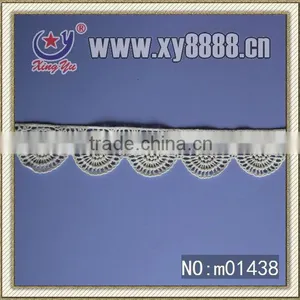Fashion Promotional Custom Embroidery Lace Renda Chantilly Trimming thumbnail-1