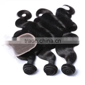 Brazilian Hair Bundles Unprocessed Virgin Body Wave Hair With Closure Hair Styles Short Wavy Hair Quality Choice Su thumbnail-6