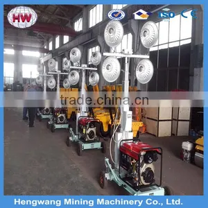 High Quality 2*1000W Construction Engineering Led Light Tower thumbnail-2