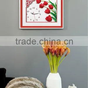 2014 DIY Handcraft Clock Cross Stitch thumbnail-2