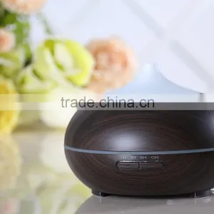 300ml Aroma Essential Oil Diffuser, Amazon Wood Grain Ultrasonic Cool Mist Humidifier With Color LED Lights Timer thumbnail-4