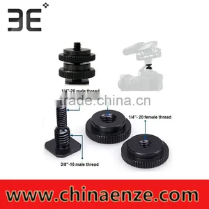 ET-MS01 High Quality Hot Shoe 1/4 Screw to Flash Hot Shoe Mount Adapter for Dslr thumbnail-1