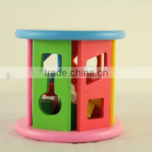 Intelligence Shape Wheel Wooden Block Toy thumbnail-2