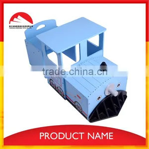 Train Design Wooden Kids Table and Chair Set thumbnail-3