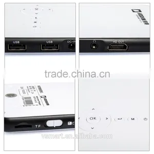 Best Gift M6 RK3128 Mini LED Projector Support 1080P for Home Entertainment thumbnail-5