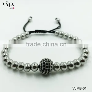 2016 Wholesale Fashion Gold Beaded Bracelet,cotton Bracelet With Lucky Beads Bracelet thumbnail-4