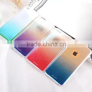 Gradient Glitter Rhinestone Bling Case for IPhone 6Plus Soft TPU Rubber Back Cover for IPhone 6s Plus SLD Star Series MT-5804 thumbnail-1