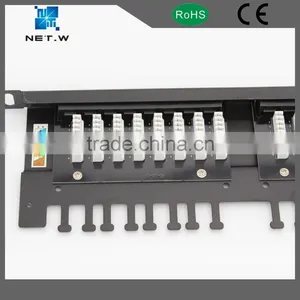 19 Inch Patch Panel, Cat6 Patch, 0.5u Height Utp Network Panels thumbnail-6