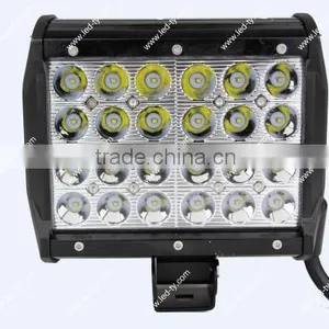 72W Cheap LED Light Bars Aluminum Housing LED Driving Light Bar 6.5 Inch LED Work Light Bar thumbnail-1
