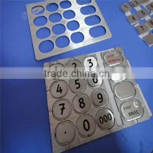 Numeric Stainless Steel Metal Keypad Front Panel thumbnail-1