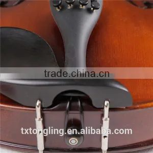 Unvarnished Violin Ebony Accessories Violin Hot Sale In USA Brand Violin 1/2 thumbnail-4