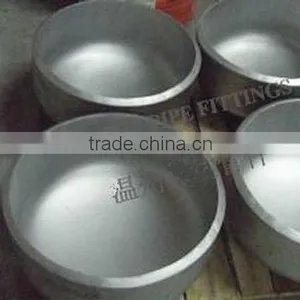 DIN/JIS/ASME/GB Pipe Fitting Made in China Seamless Stainless Steel Cap thumbnail-1