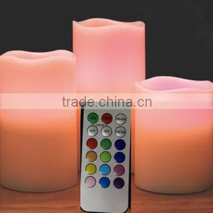 Set of 3 LED Candles With Remote Control thumbnail-2