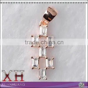 Chian Jewelry Wholesale 925 Sterling Silver Crystal Cross Pendant thumbnail-2