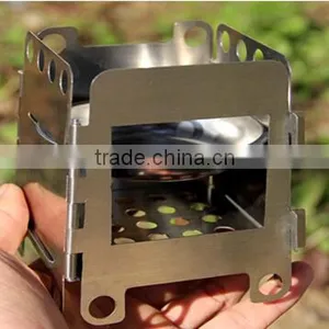 2015 New Arrived Pocket Stainless Steel Wood Camping Stove thumbnail-2