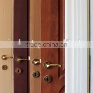 Raised Moulding Interior Solid Core Panel Wooden Door thumbnail-6