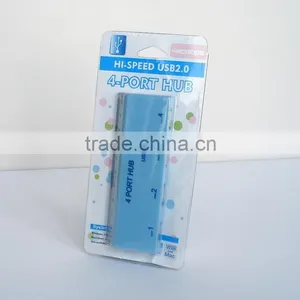 Blue 4-Port USB Hub With Ruler Function thumbnail-5