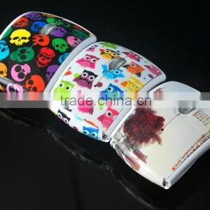 Hot-selling Arc Foldable Gift Wireless Mouse With USB Mini Receiver for PC/Laptop thumbnail-6