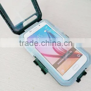 2015 New Touch Screen IPX8 8M Waterproof Smartphone Bicycle Motor Golf Holder Diving Protective Cover Bag for Samsung Galaxy S6 Quality Choice thumbnail-2