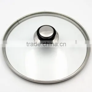 China Best 20 cm Thickness 4mm G Type Glass Pot Lid thumbnail-2