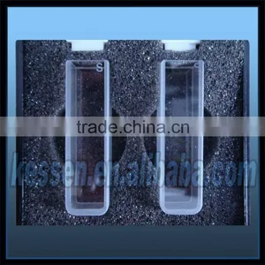 10mm Tiny Square Quartz Cuvette With Cap thumbnail-1