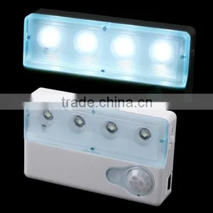 Luminaria Novelty LED Night Lamp Infrared PIR Auto Motion Sensor Detector Night Light thumbnail-2