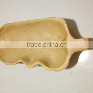 Nature Nice Leaf Shaped Wooden Plate With Compete Price thumbnail-2