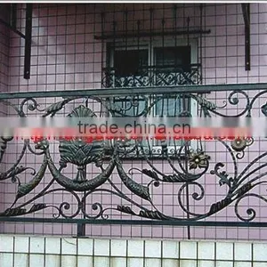 Classical Wrought Iron Balcony Railings Designs thumbnail-1