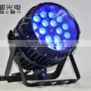 Guangzhou Wholesale High--quality 18Leds 10W RGBW 4IN1 Outdoor LED Par Light/DMX512 thumbnail-4