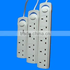 UK Electrical 3 Way Socket Power Socket With Swithches thumbnail-4