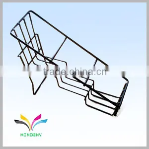 Hot Selling Smart Design Metal Blcak Wine Bottle Rack Wire Display thumbnail-1