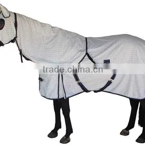 Blue Polycotton Horse Rug Sets thumbnail-1