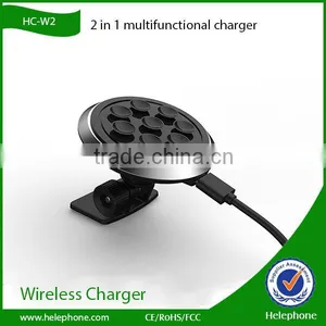 Portable in Car Sucker Phone Holder Oem Logo Wireless Charger thumbnail-3