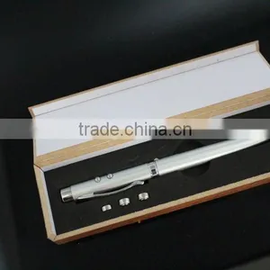 Promotional Ballpen Red Laser Pointer+LED 3 in 1 thumbnail-1