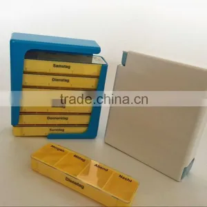 2016 New Design Draw-out Type Plastic Pill Box/7 Days Pill Storage Cases thumbnail-3