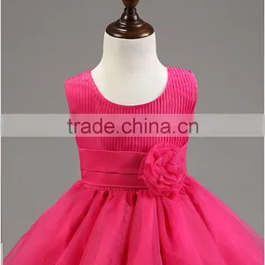 New Design Wholesale Big Bowknot Vintage Style Boutique Girls Princess Party Dresses 2015 TR-WS27 thumbnail-6