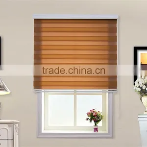 Home Decor Zebra Wide Fabric Aluminum Tube Spring Roller Blind thumbnail-1