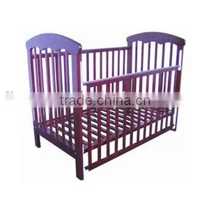 Wood Baby Crib thumbnail-1