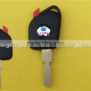 Transponder Chip Key Casing Shell Cover With Red Plug 406 Blade for Peugeot thumbnail-1