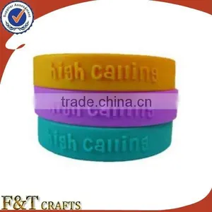 Cool Mens Debossed Cheap Custom Silicone Slap Bracelet With Pedometer for Kids thumbnail-1