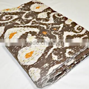 Exclusive Export Quality Cotton Kantha Quilt / Blanket At Wholesale Prices thumbnail-2