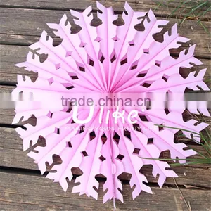 2013 New Party Tissue Honeycomb Fan Handheld Fan Paper Birthday Decoration Fan thumbnail-4