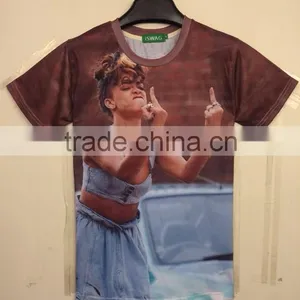 3D Digital Printing Fashion Casual Short-sleeved T-shirt thumbnail-2