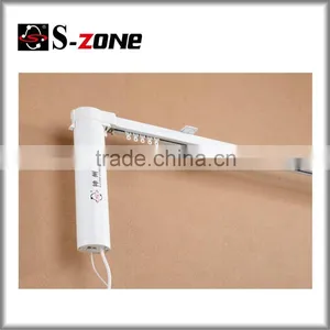 220v Motorized Motor Remote Control Electric Curved Curtain Track/curtain Rail thumbnail-1