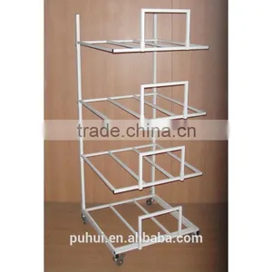 Multi Layer Floor Standing Mats Display With Trade Assurance thumbnail-2